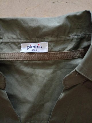Camisa verde militar talla M