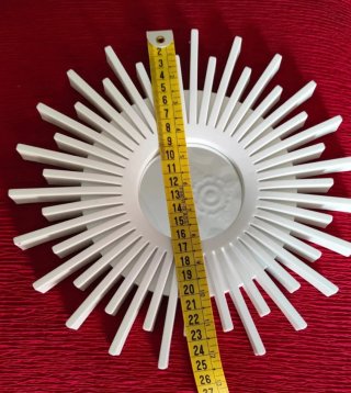 Set di specchi bianchi decorativi
