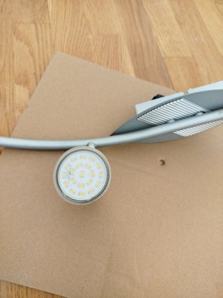 Lámpara Moderna Minimalista LED. Plata