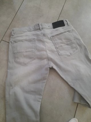 Trusardi Jeans Uomo Grigio Slim Fit