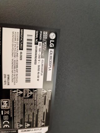 *Despiece tv LG 43LM6300PLA
