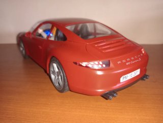 Playmobil-Porsche 911 rojo coche luces 3911.