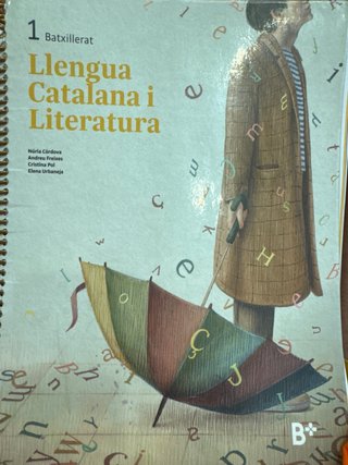 Libros 1 Bachillerato Institut Joan Oro