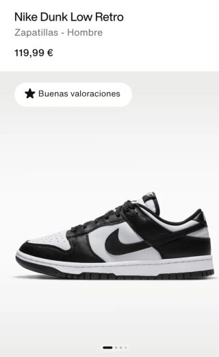 Nike Dunk Low Retro Zapatillas Black White