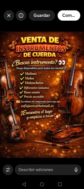 Strumenti ad arco: violini, viole, violoncelli