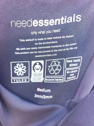 Traje de surf neopreno negro
