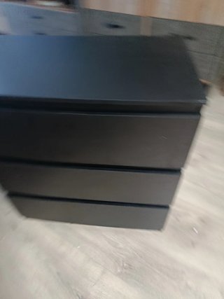 Cajonera negra 3 cajones