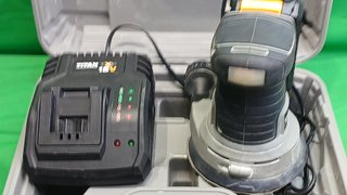 Lijadora Excéntrica Titan 18V + Batería 2Ah