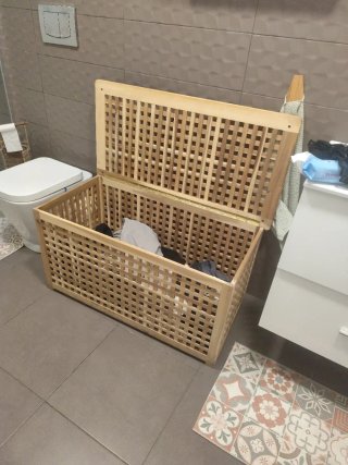 Baúl/ mesa de madera Ikea