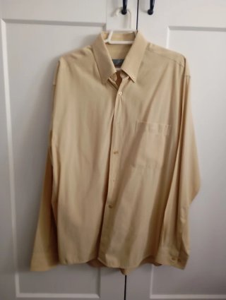 Camisa manga larga amarilla mostaza