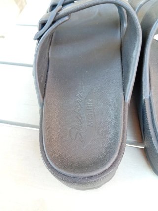 Ciabatte Skechers nere
