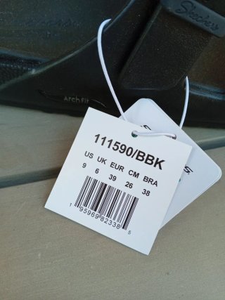 Ciabatte Skechers nere