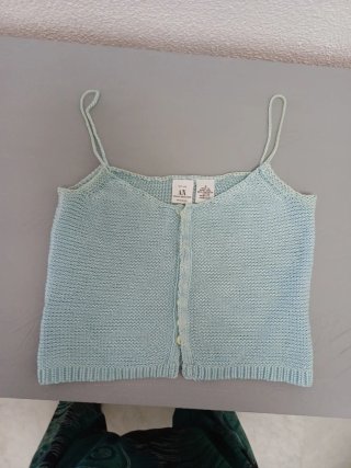 Top Armani Exchange azul talla S