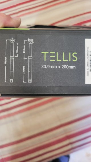 Tija Telescópica Tellis SDG 200mm