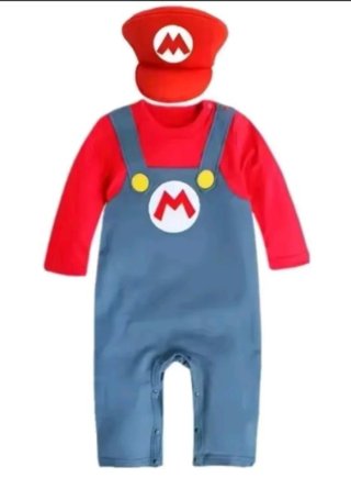 Disfraz Súper Mario Niño Talla 90cm. Nuevo.