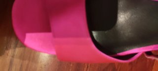 Sandalias H&M fucsia plataforma tacón