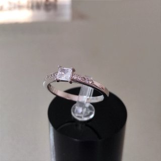 Anillo Plata S925 Princesa Circonita