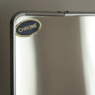 Specchio da toilette vintage cromato