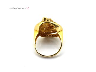anillo oro 18k con piedra con circonita t. 16 (17,84 mm)