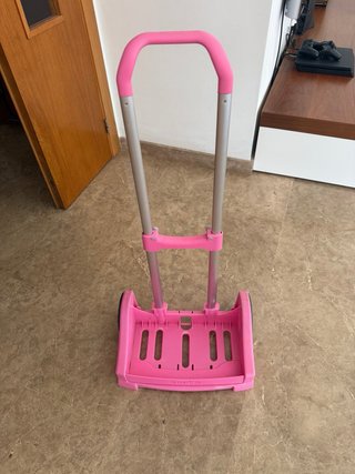 Carro para mochila Safta rosa