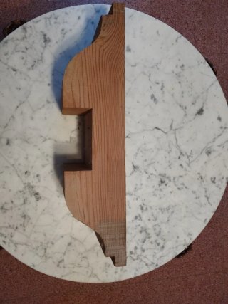 Ménsula madera maciza para vigas