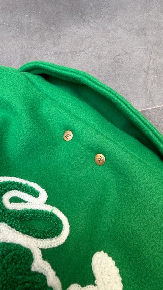 Chaqueta Bomber Louis Vuitton Verde y Blanca