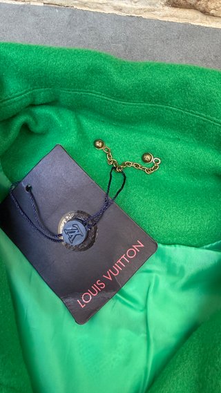 Chaqueta Bomber Louis Vuitton Verde y Blanca