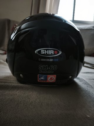Casco Moto SHIRO Negro talla S 55-56 cm