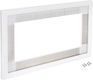 Marco incastro microonde bianco encastrato in plastica