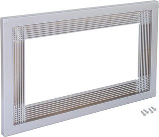 Marco incastro microonde bianco encastrato in plastica