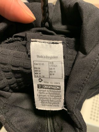 Sudadera técnica Quechua Talla M Negra