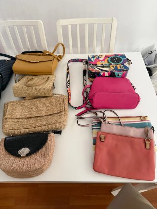 Conjunto de 14 bolsos