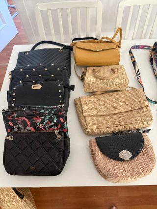 Conjunto de 14 bolsos