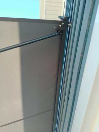 Toldo gris impermeable 300x250 m