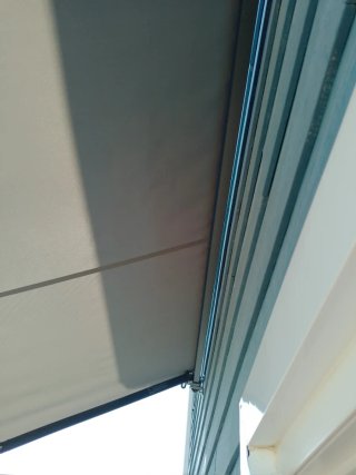 Toldo gris impermeable 300x250 m
