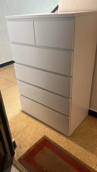 Cómoda 6 cajones MALM de Ikea