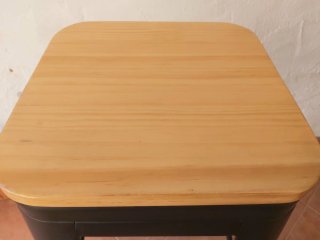 Taburetes Altos Madera y Metal