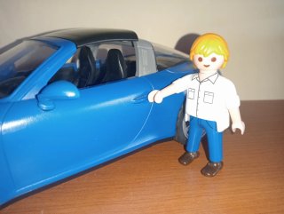 Playmobil-Porsche 911 Targa 4S con luces 5991.