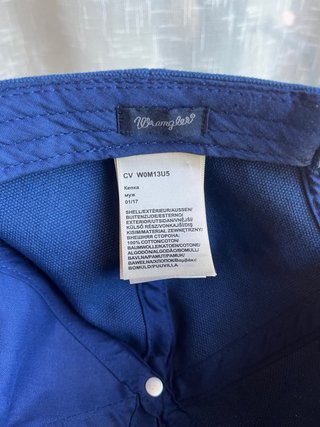 Cappello Wrangler Uomo Blu/Bianco