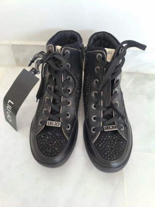 Botas Liu Jo Negras con Cristales