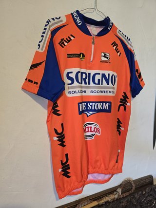 camiseta ciclismo equipo italiano Scrigno 1997 XL
