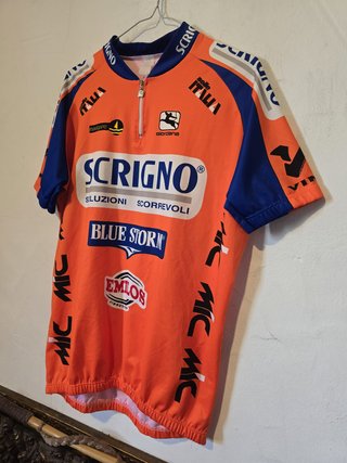 camiseta ciclismo equipo italiano Scrigno 1997 XL
