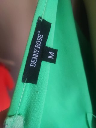Vestido Denny Rose Verde Mini