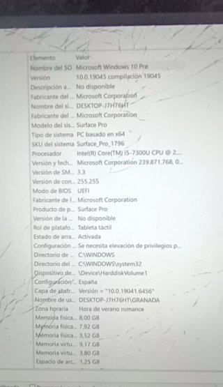 Microsoft Surface, pantalla rota pero funcionando
