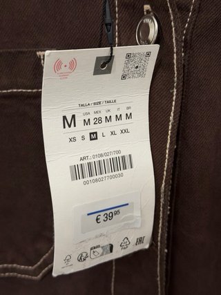 Mono corto Zara marrón Talla M