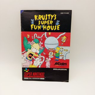 Krusty's Super Fun House - SNES PAL  Fah
