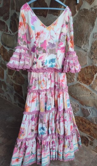 Traje Rociero Canastero Multicolor