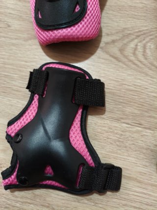 Protecciones Patines Niña Rosa
