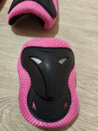 Protecciones Patines Niña Rosa