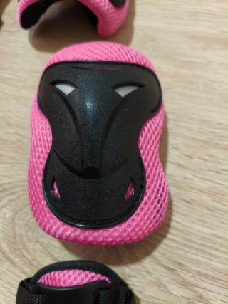 Protecciones Patines Niña Rosa